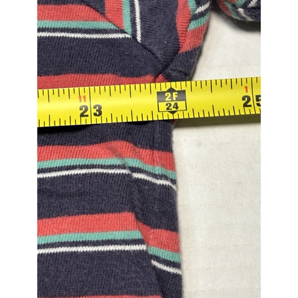 Polo Jeans Co Ralph Lauren Striped Polo Shirt XL Vintage Y2K Pocket Cotton VTG - Picture 5 of 6